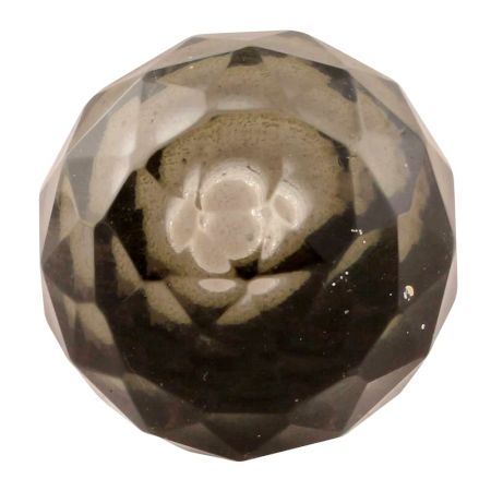 Round Diamond Cut Crystal Glass Wine Stopper